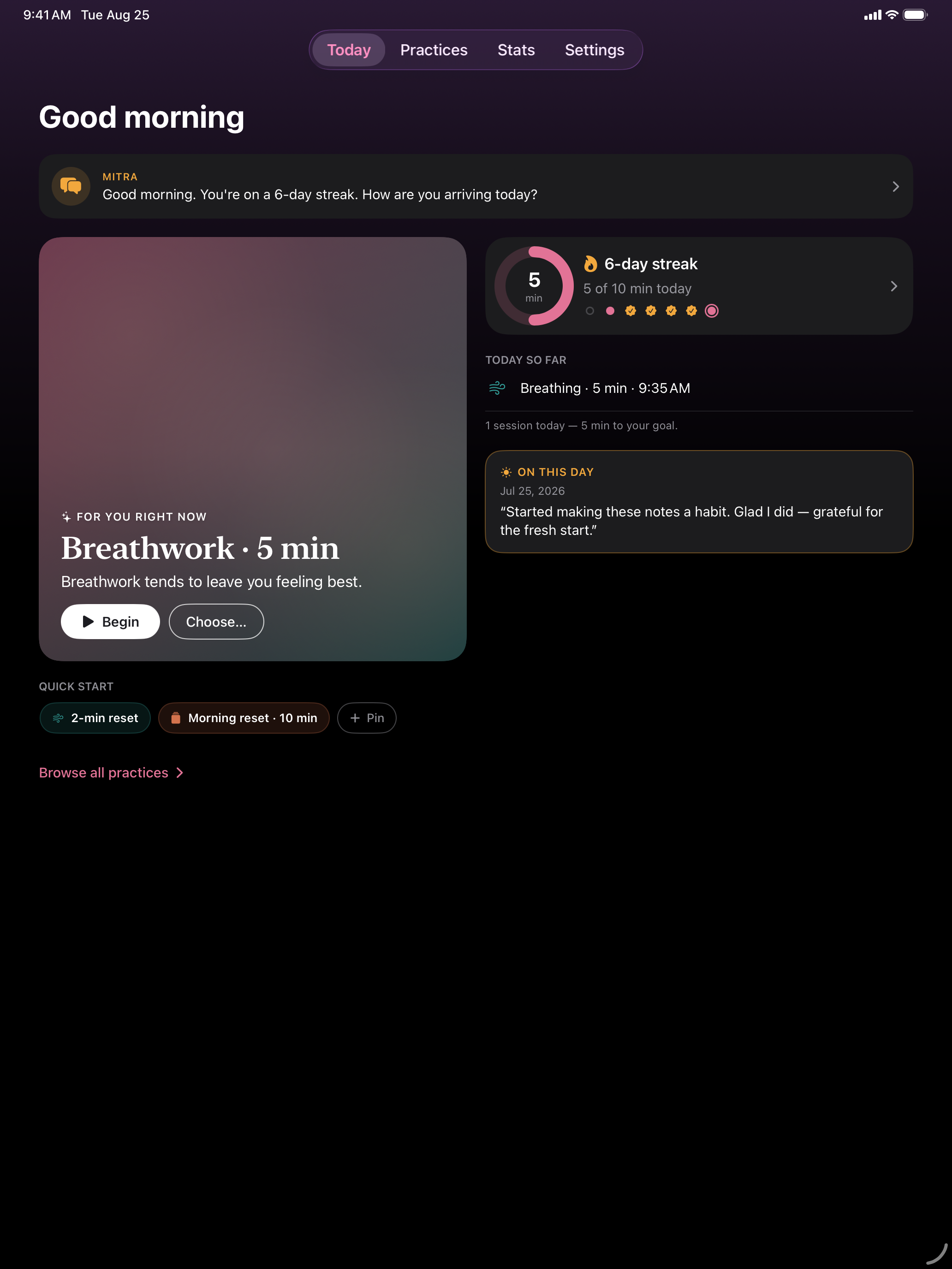 Maitora: Private AI Meditation screenshot 11