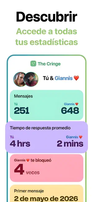 The Cringe: Chat Wrapped iPhone screenshot 3