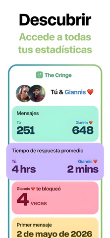 The Cringe: Chat Wrapped iPhone screenshot 3