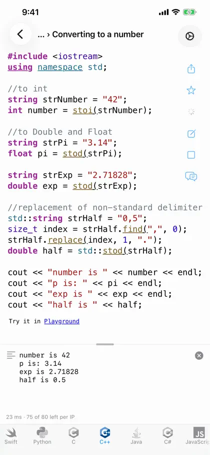 Screenshot 6 di 6 di Code Recipes Pro