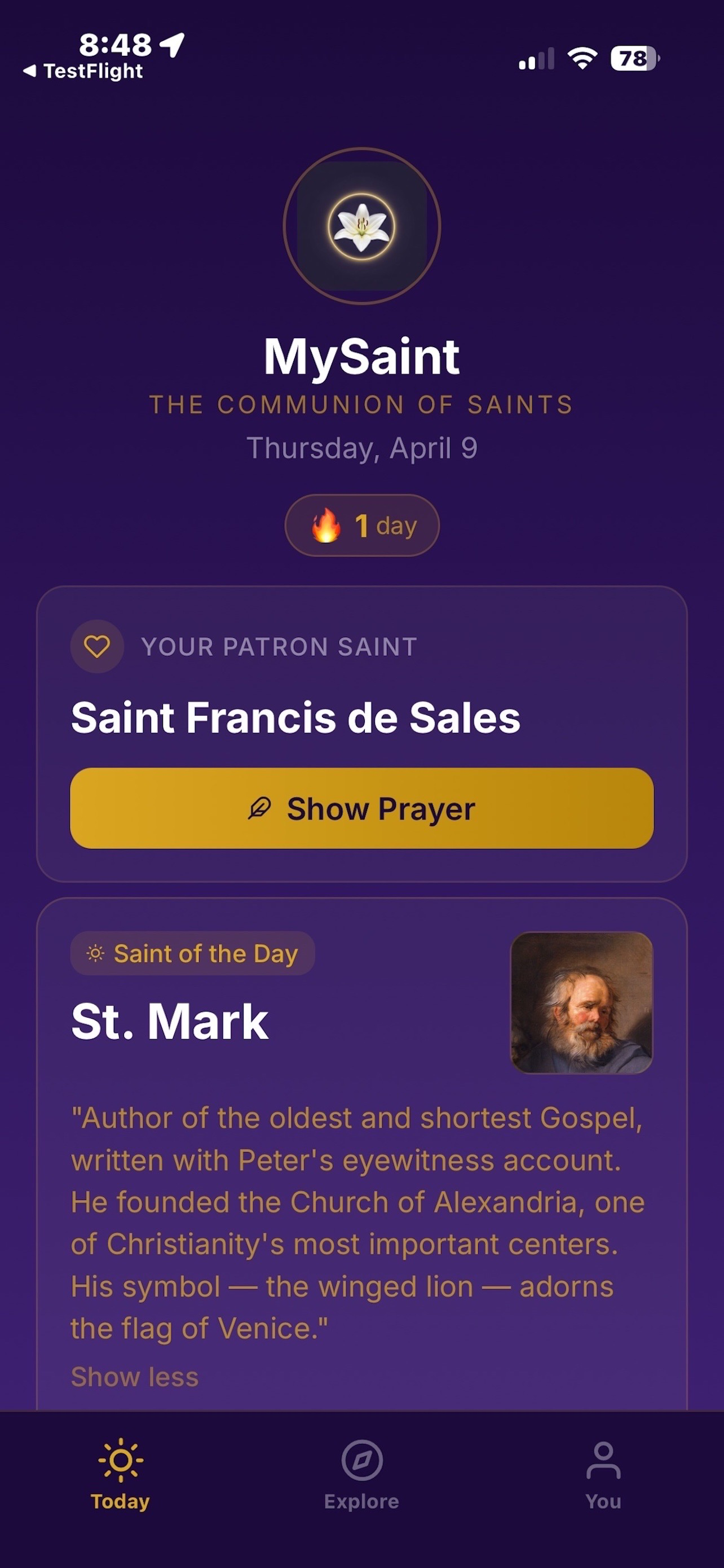 MySaint