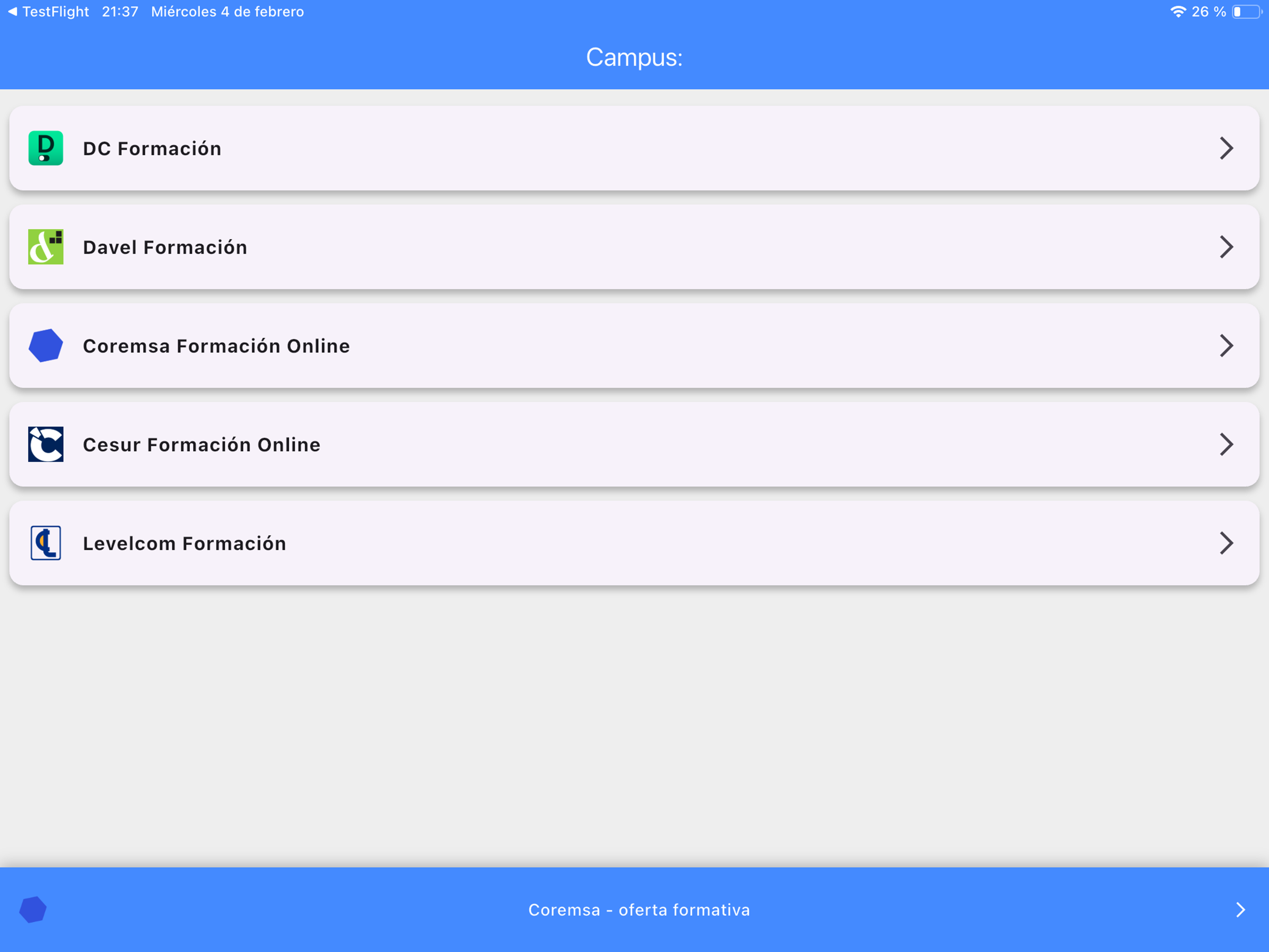 Coremsa Formación screenshot 8