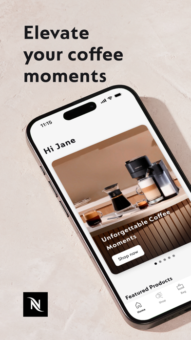 Nespresso Boutique Screenshot