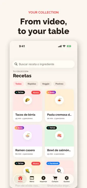 ReelCipe: Video Recipes screenshot 1