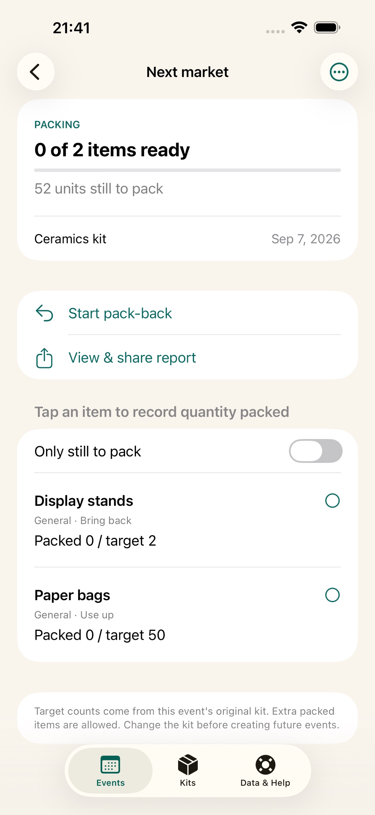 Screenshot 5 of BoothPack: Market Packing
