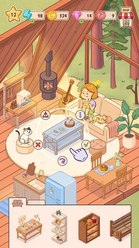 #2. Denver's Forest: Merge&Cozy (iOS) Av: Tan Choi