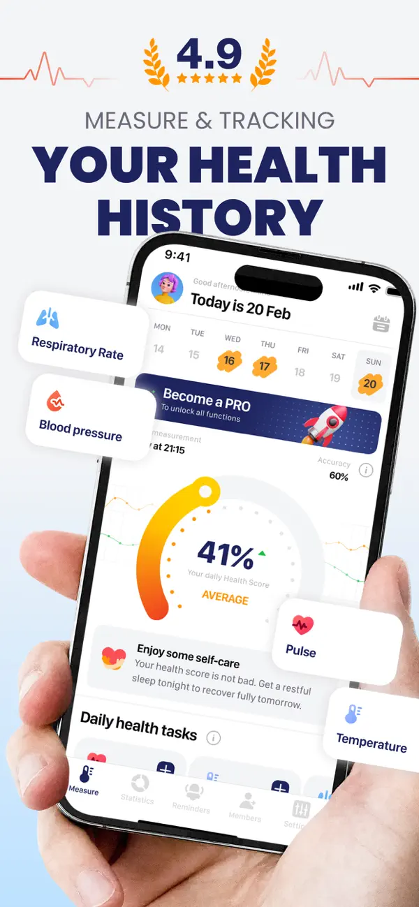 #1. Heart Rate Monitor - Pulsey (iOS) di: Sanatorija
