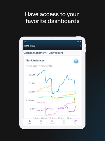 Agicap iPad screenshot