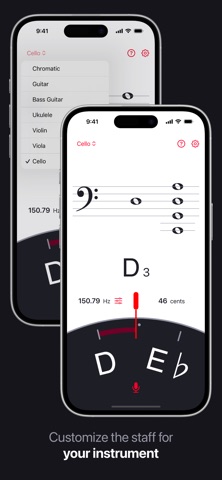 Semitones - Chromatic Tuner screenshot