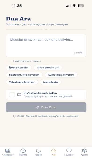 Dua Rehberi: Yapay Zeka & Ezan screenshot 5