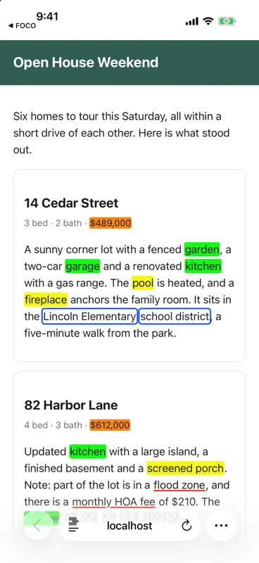 FOCO: Word Highlighter screenshot 3 of 5