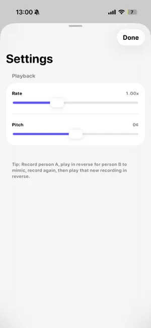 Reverse Audio • Singing & Play screenshot 4
