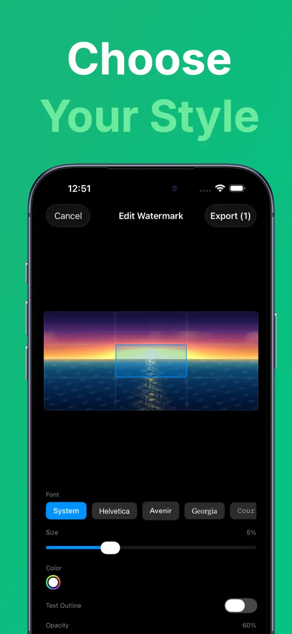 Screenshot #2 pour DropMark - Add Your Watermark