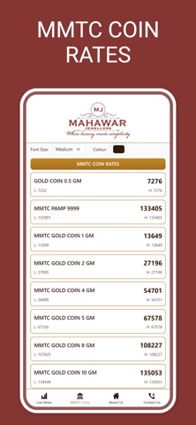 Mahawar Jewellers iPhone screenshot