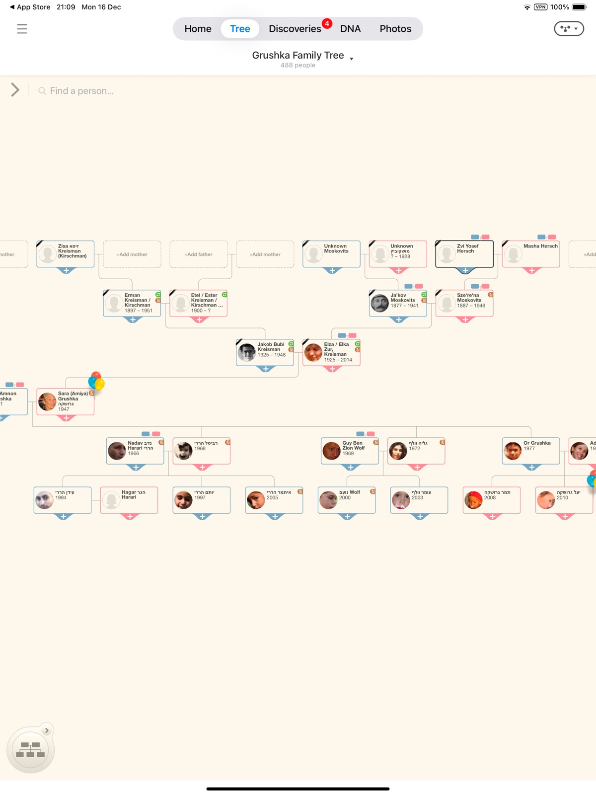 MyHeritage: Family Tree & DNA ipad screenshot 1