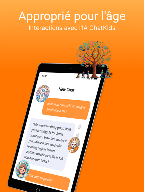 Screenshot #6 pour Chat Kids: IA pour la famille