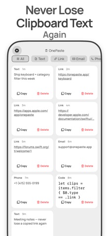 Clipboard: OnePaste Screenshot 1 of 4