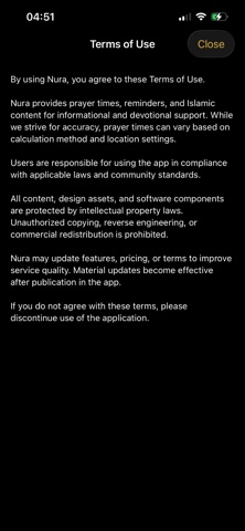 Nura Islamic App Screenshot 7 of 9