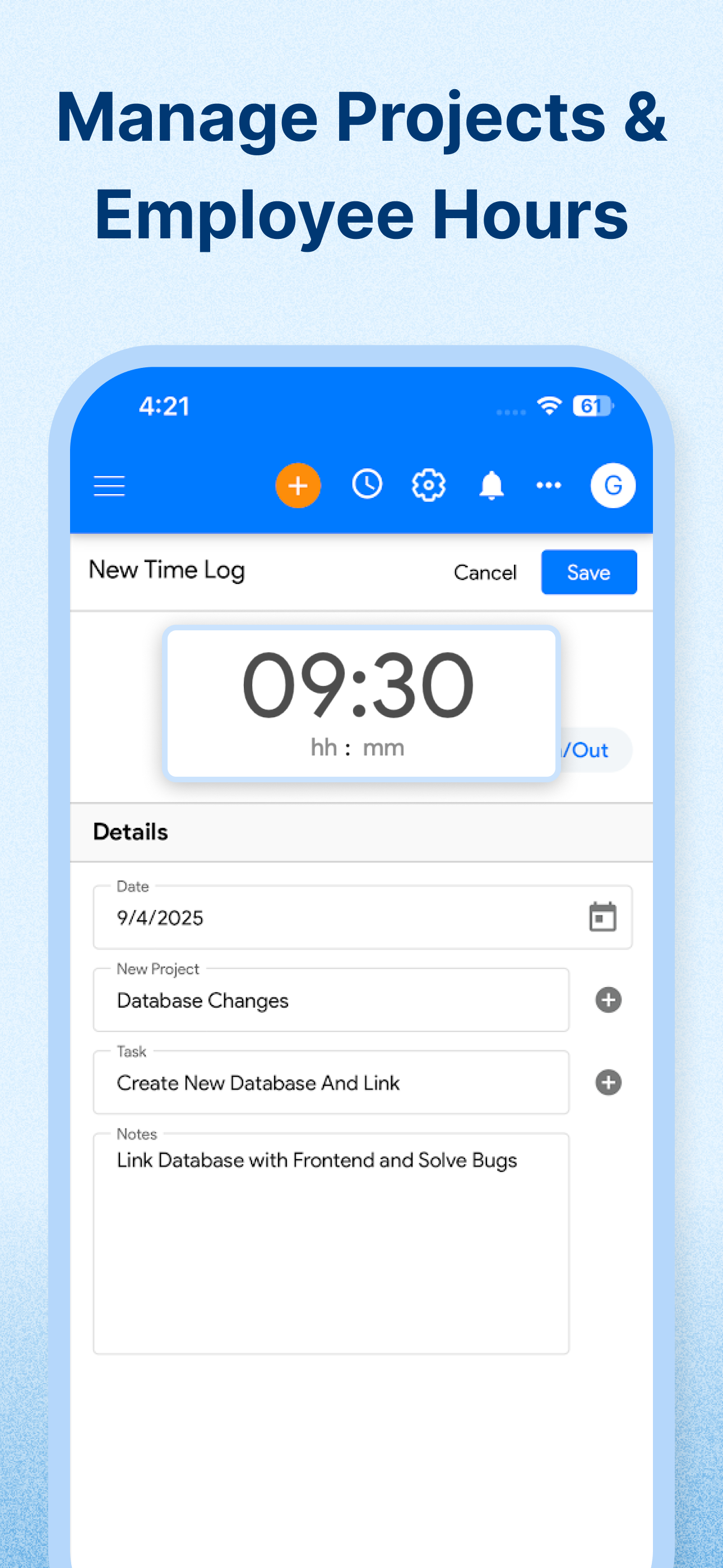 Accounting App - Moon Billing