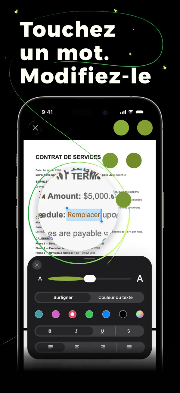 Screenshot #2 pour Docusy: Éditeur & Scanner PDF