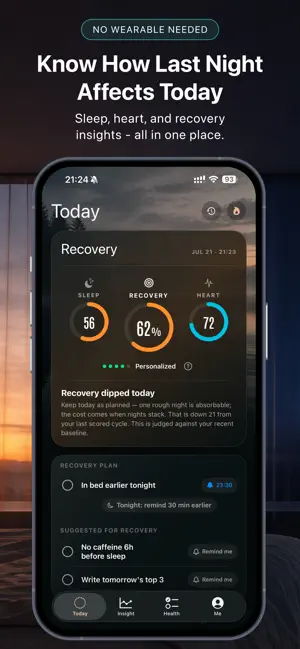 Sleep Recovery: Sleep Tracker+ screenshot 1