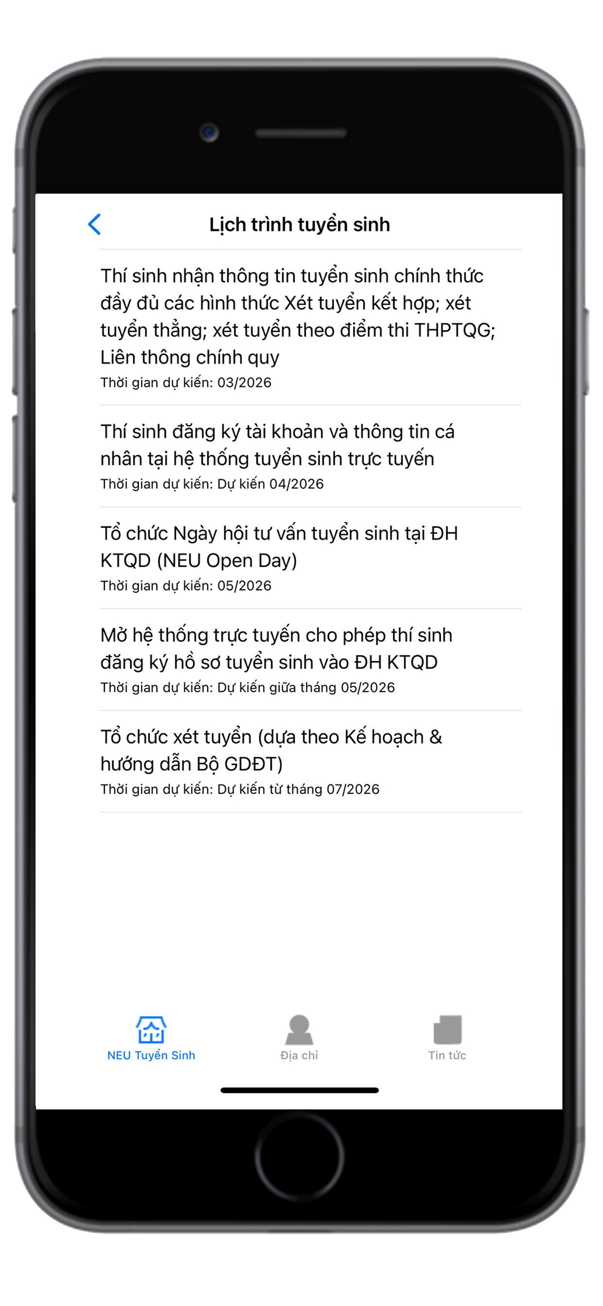 NEU Tuyển sinh