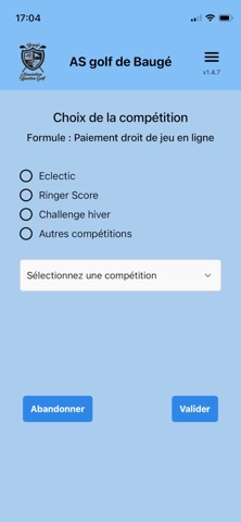 AS Golf de Baugé screenshot