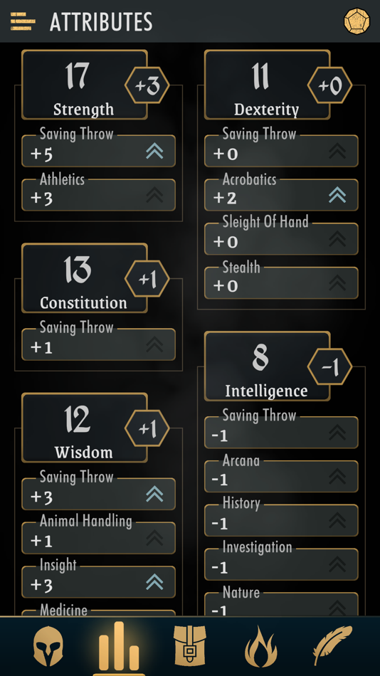 #6. Rollplay - Character Sheet (iOS) 由: Daydream Software