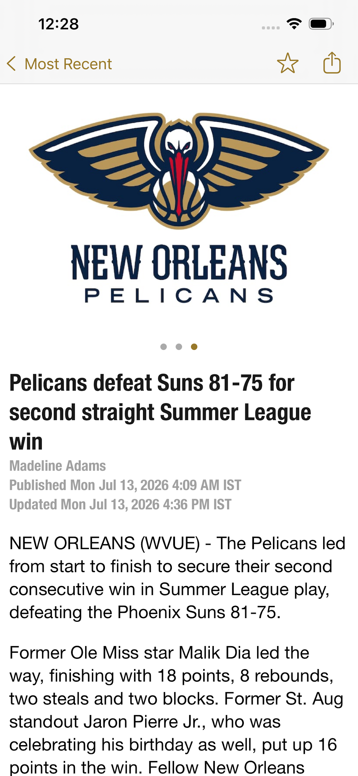 Final Play: Saints News screenshot 2