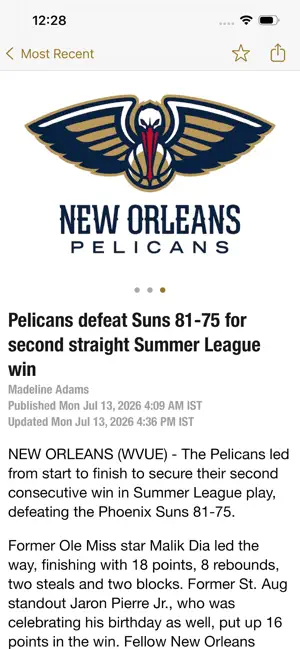 Final Play: Saints News screenshot 2