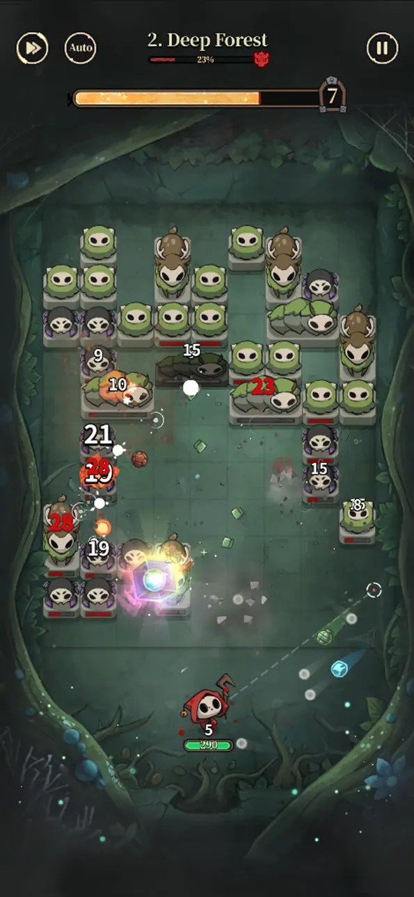 Bounce Defense : Brick Breaker iOS Mod IPA screenshot 1 - iOS game interface