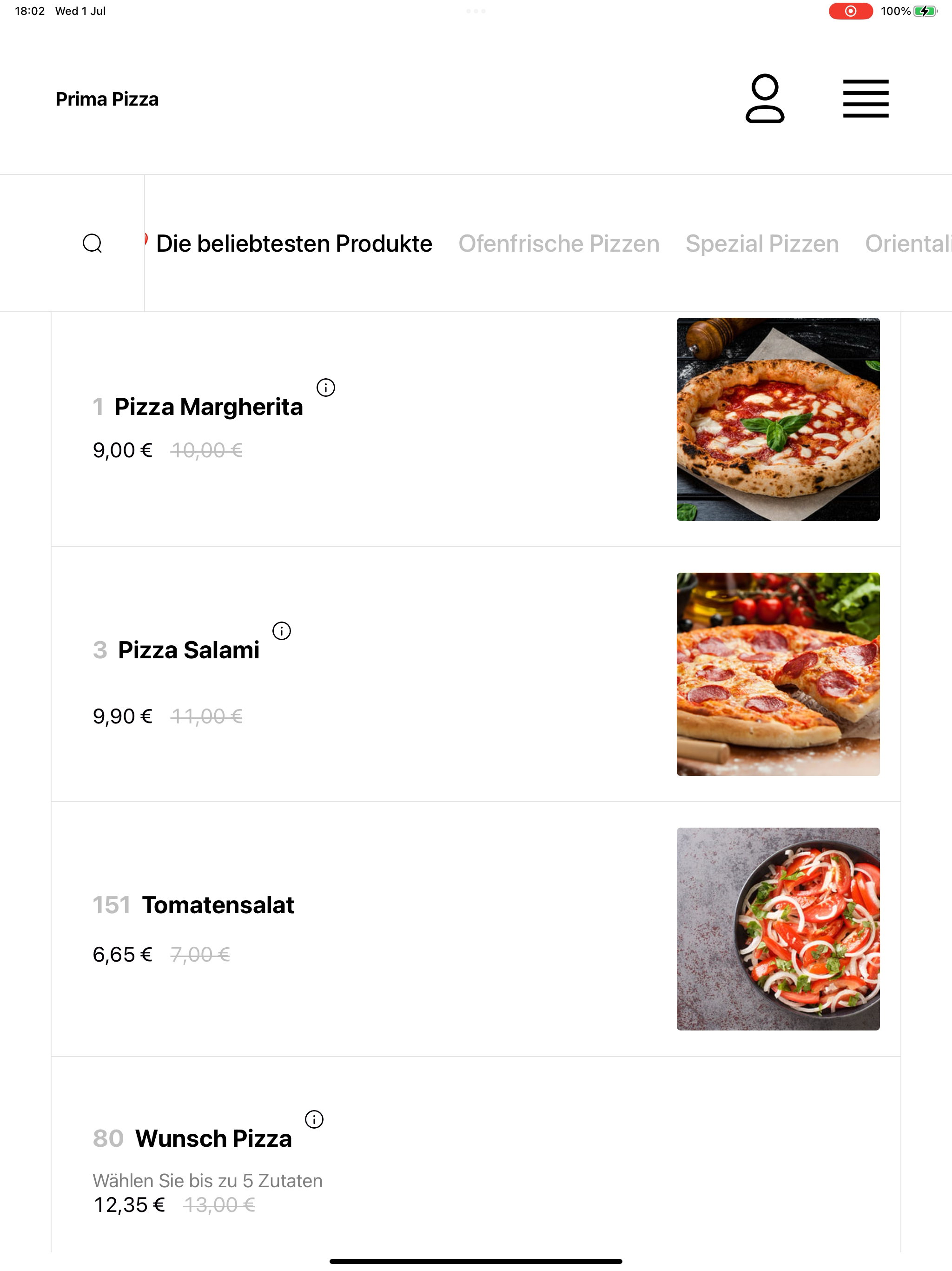 Prima Pizza Gmünd screenshot 13