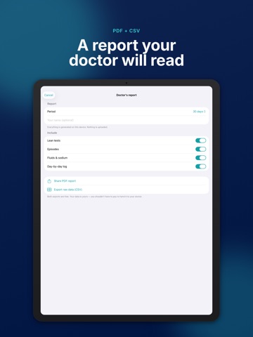 POTS & Dysautonomia: Ballast iPad screenshot
