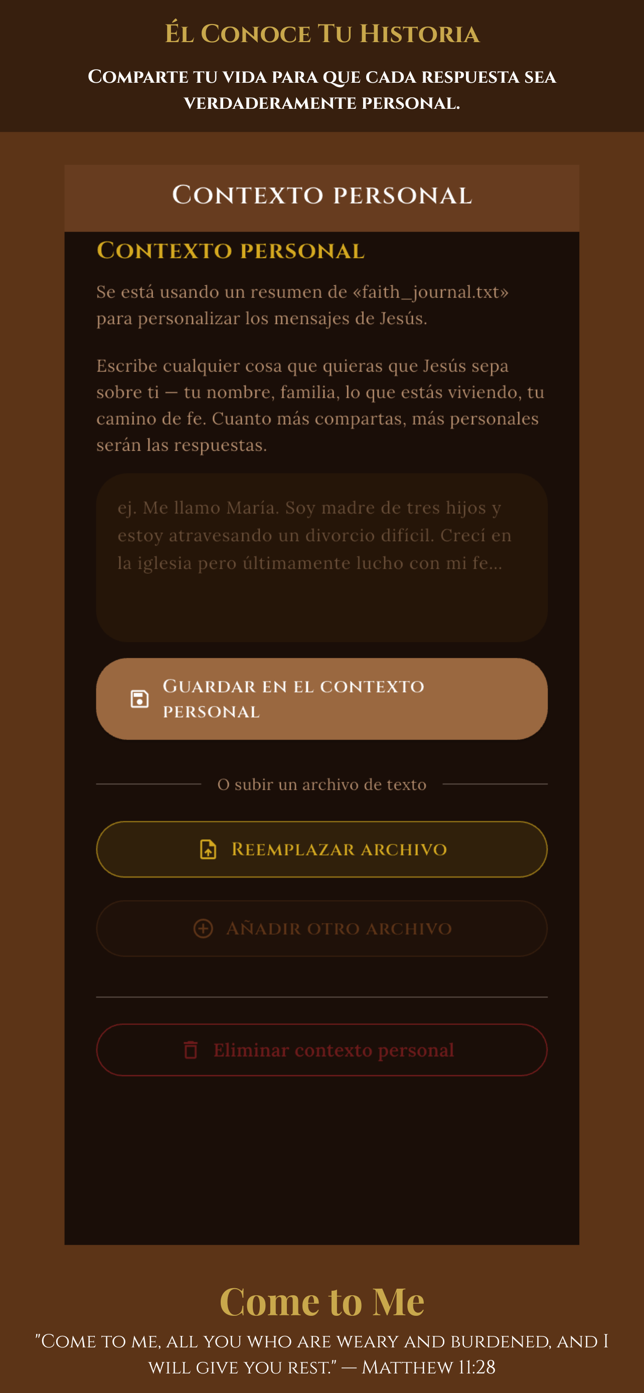 Come to Me: AI Jesus