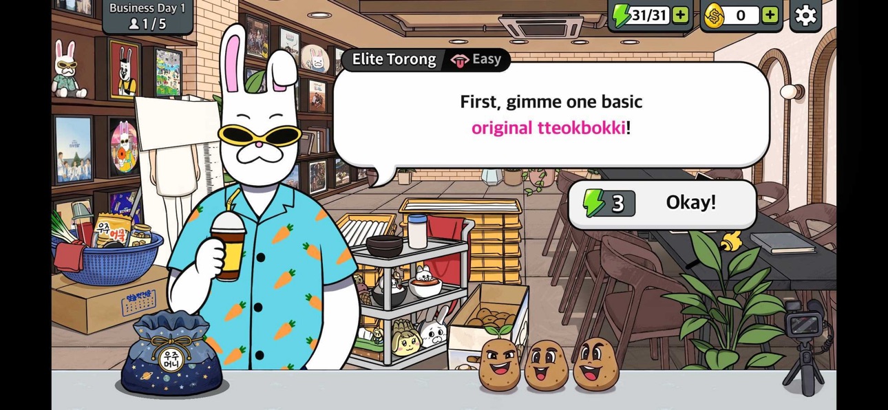 Screenshot 3 of Space Tteokbokki Tycoon