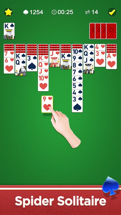 Screenshot #1 pour Solitaire Araignée Classique