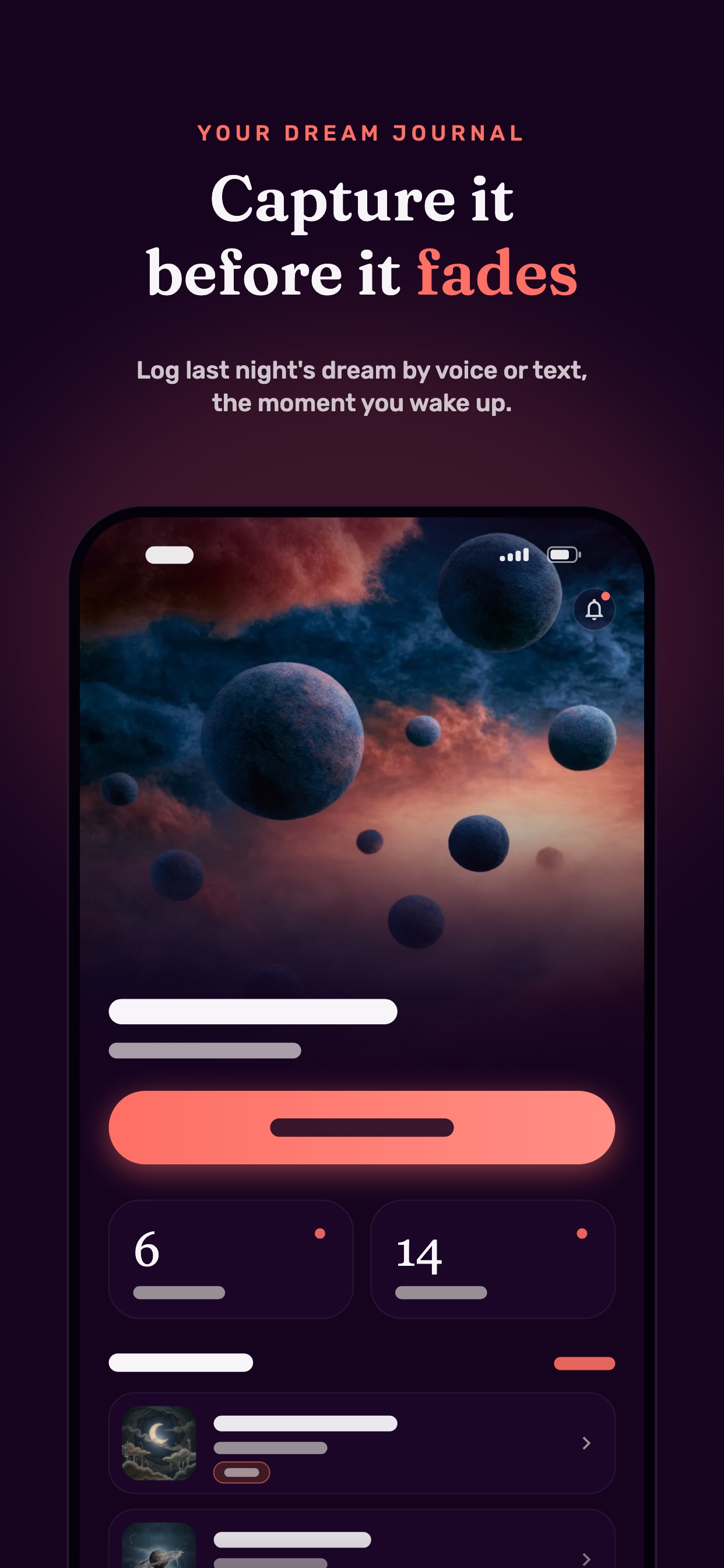 Screenshot 1 of Dreamcore - Dream Journal