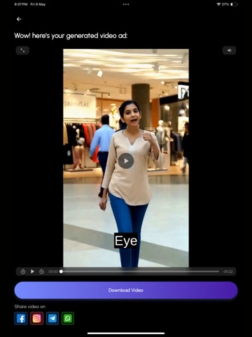 FlyAds - AI Video Ads Maker iPad screenshot 2