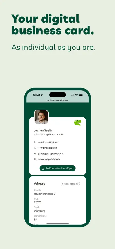 BusinessCards by snapAddy screenshot 3 of 6