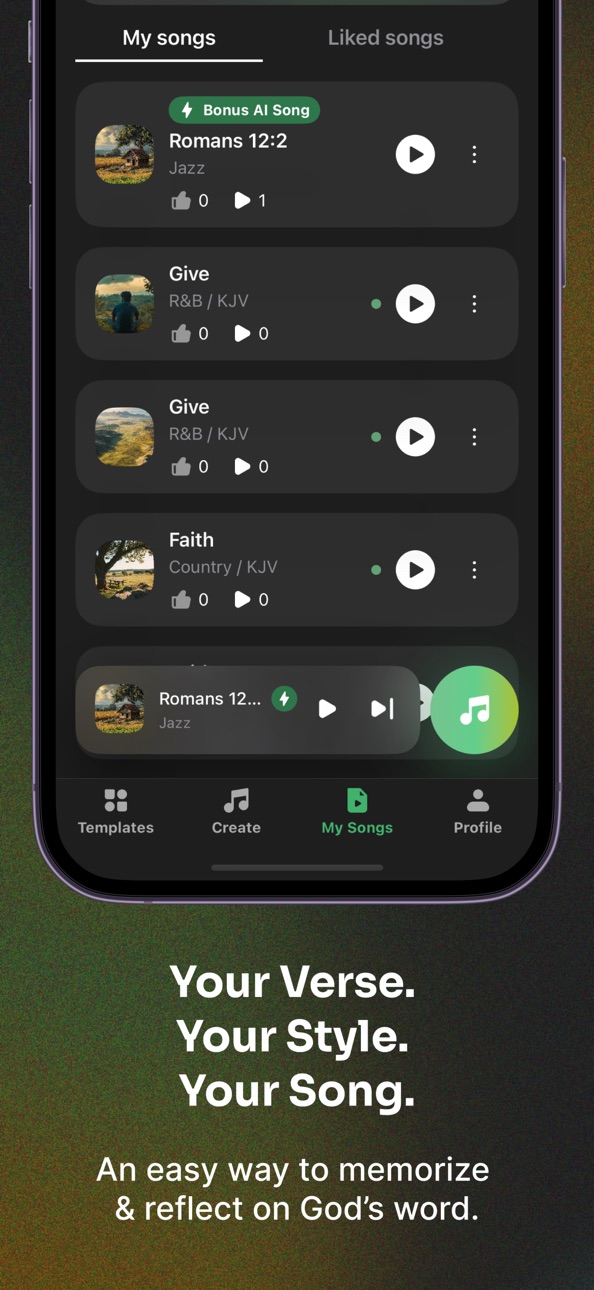 iPhone screenshot