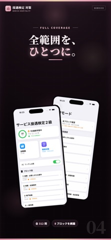 サービス接遇検定2級 試験対策｜問題集 のスクリーンショット