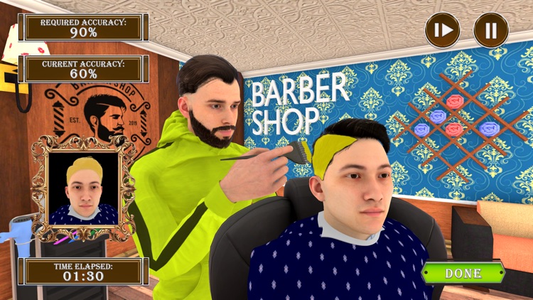 Barber Shop Hair Cut Salon Sim