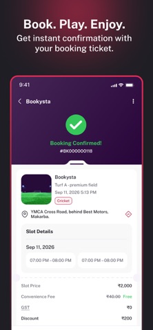 Bookysta – Book Sports & Play iPhone screenshot 5
