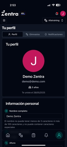 Zentra screenshot