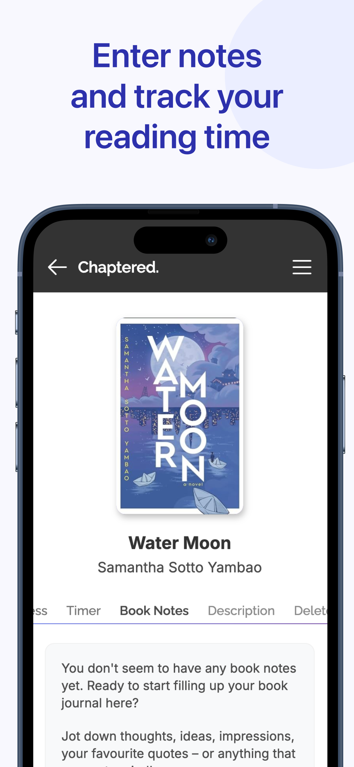 Chaptered - Reading Tracker screenshot 3