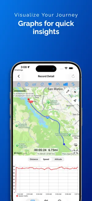 WayLog - Simple GPS Tracker screenshot 3