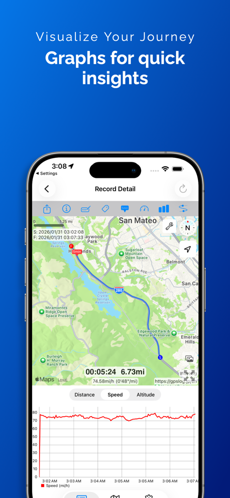 WayLog - Simple GPS Tracker screenshot 3
