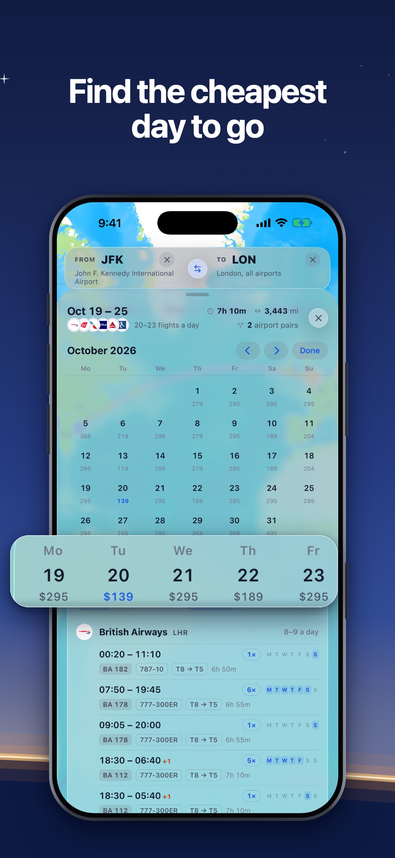 Screenshot 7 of WhatFliesWhere: Flight Routes