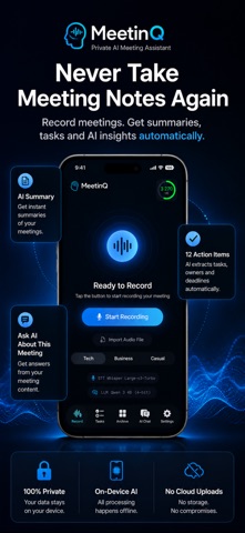 MeetinQ — Private AI Assistant Screenshot 1 of 5