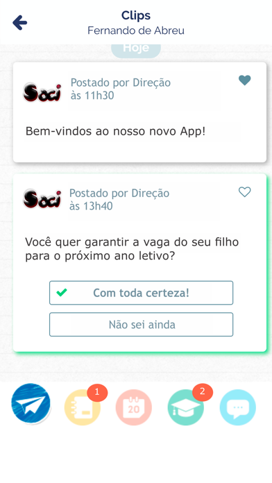 Escola Saci iPhone screenshot